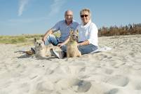 Sandstrand Emden (Wir mit unseren Hunden)